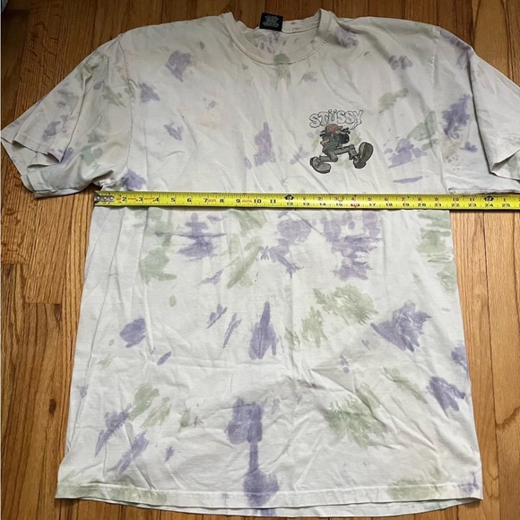 Stussy Tie-Dye weed smokin Graphic T-Shirt Adult XL reggae - Picture 10 of 10
